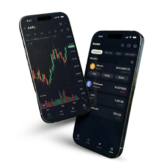 Web Trading Platform Screen